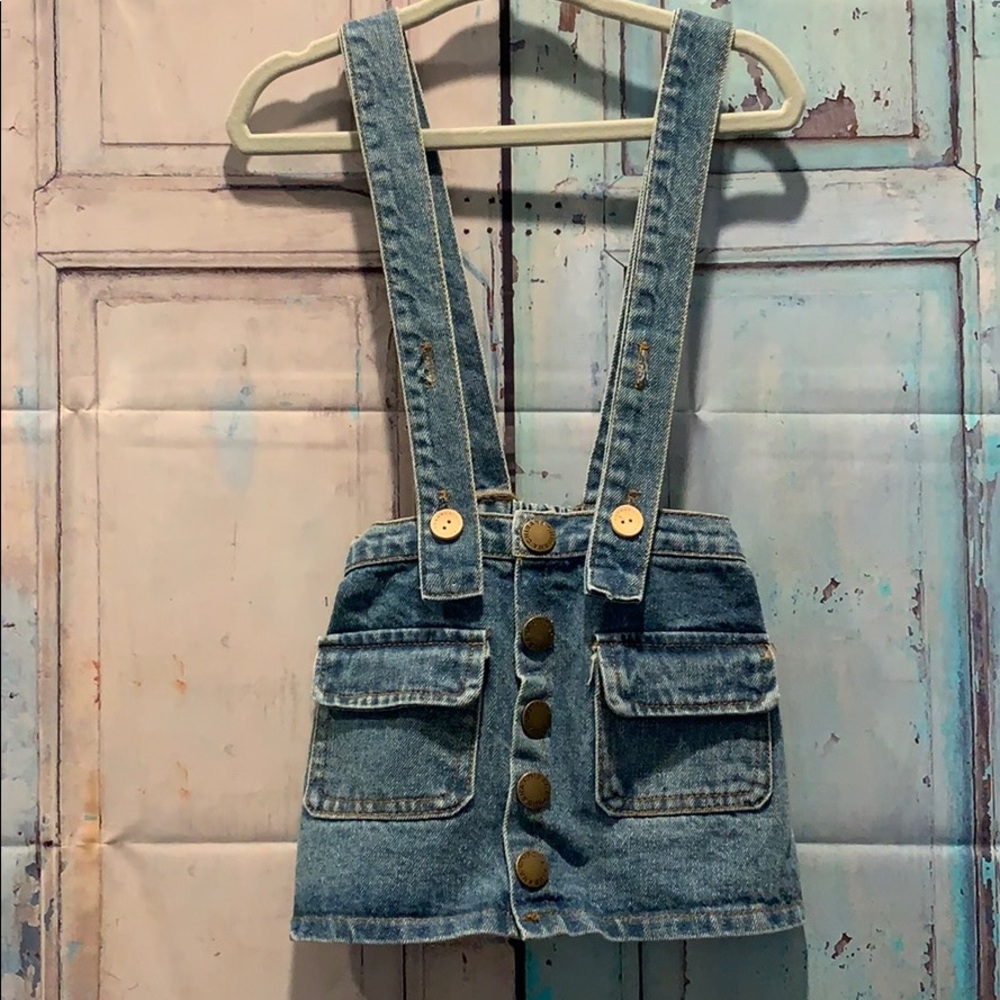 NWT kids skirt overalls